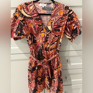 A.L.C. Carey tie waist mini-dress 
Size 6